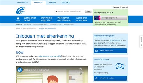 werknemersportaal inloggen.